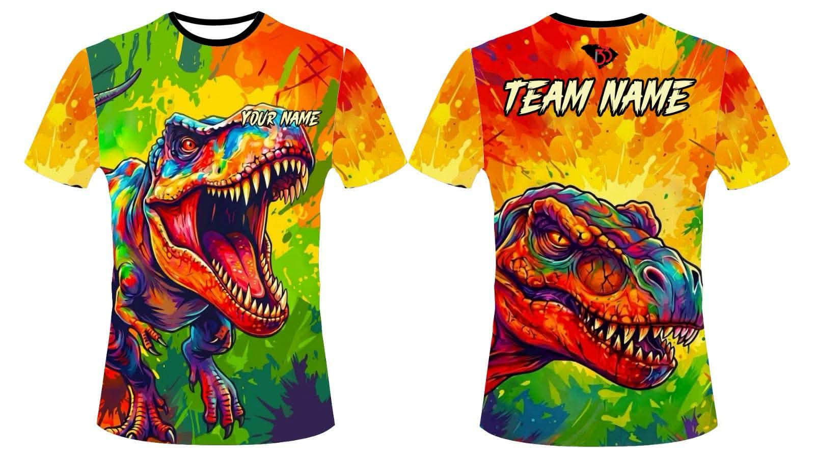 Custom T-Rex Sports Jersey | Personalized Bowling, Softball & Baseball Jersey