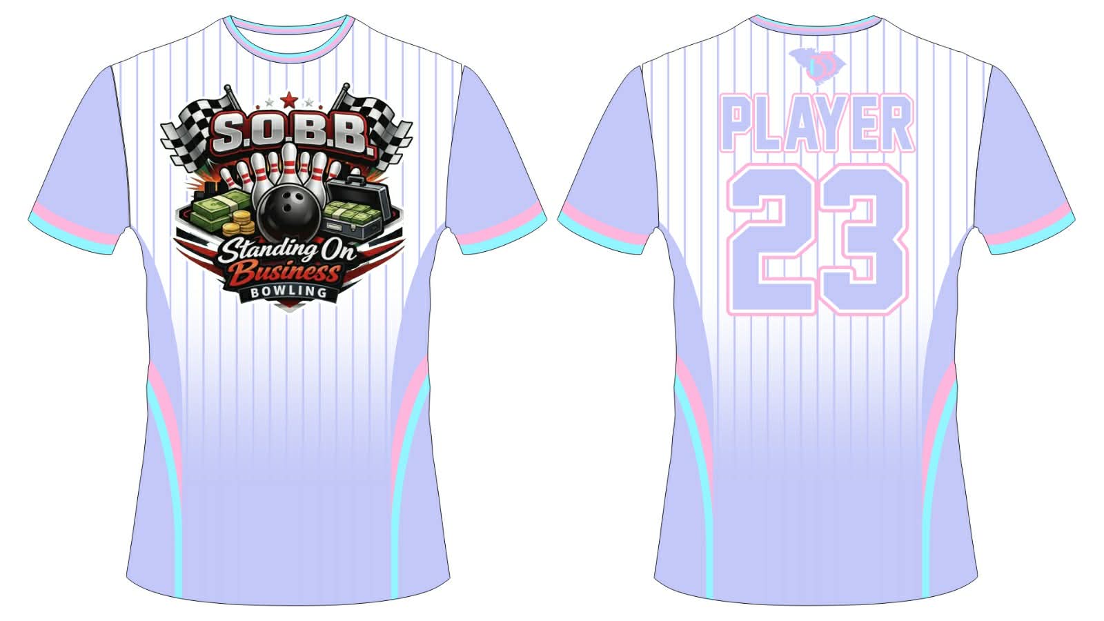 Standing on Business Custom Bowling Jersey – Personalized S.O.B.B. Jersey