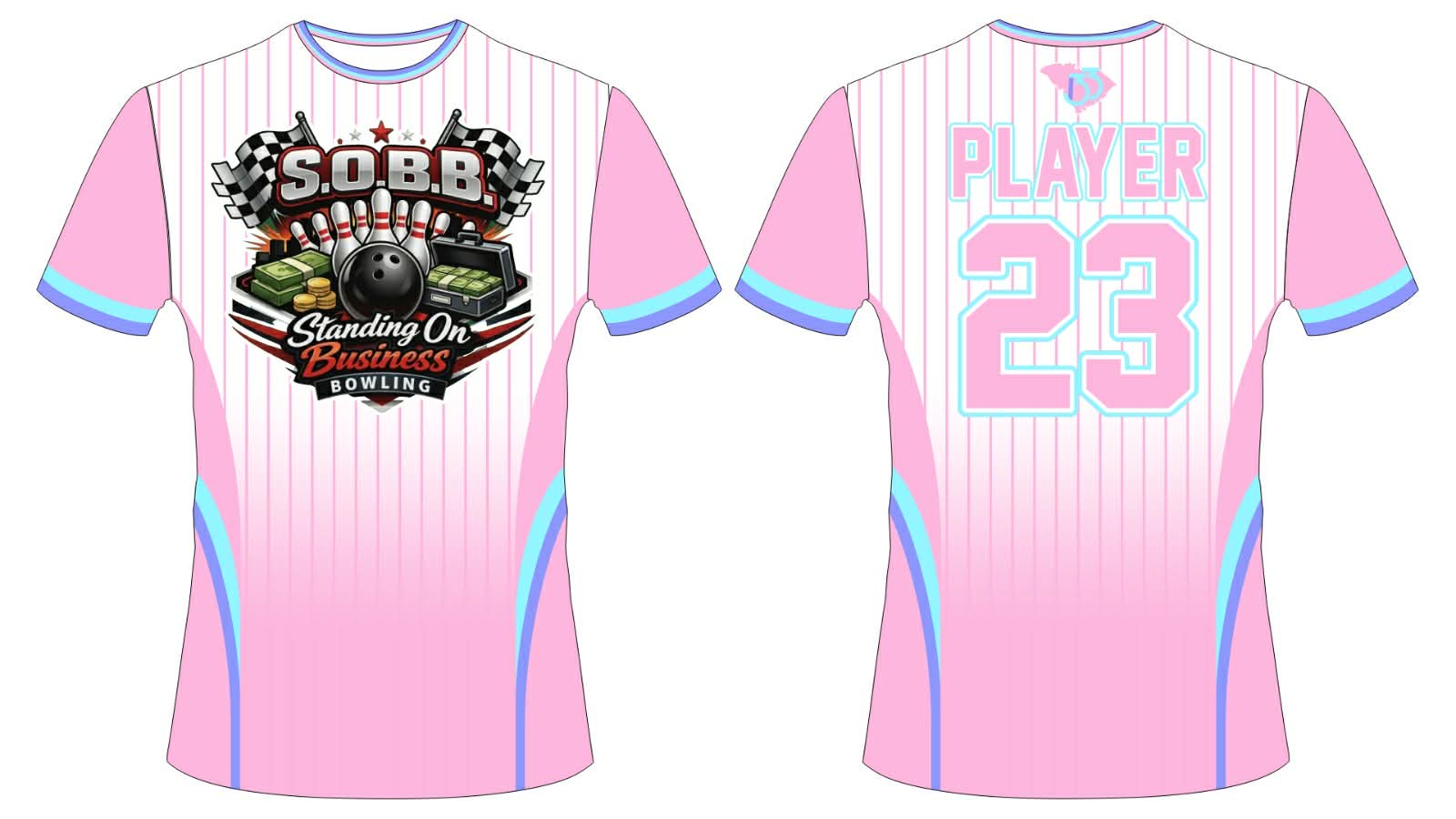 Standing on Business Custom Bowling Jersey – Personalized S.O.B.B. Jersey